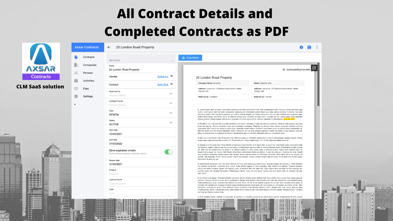 screenshot of Axsar Contracts
